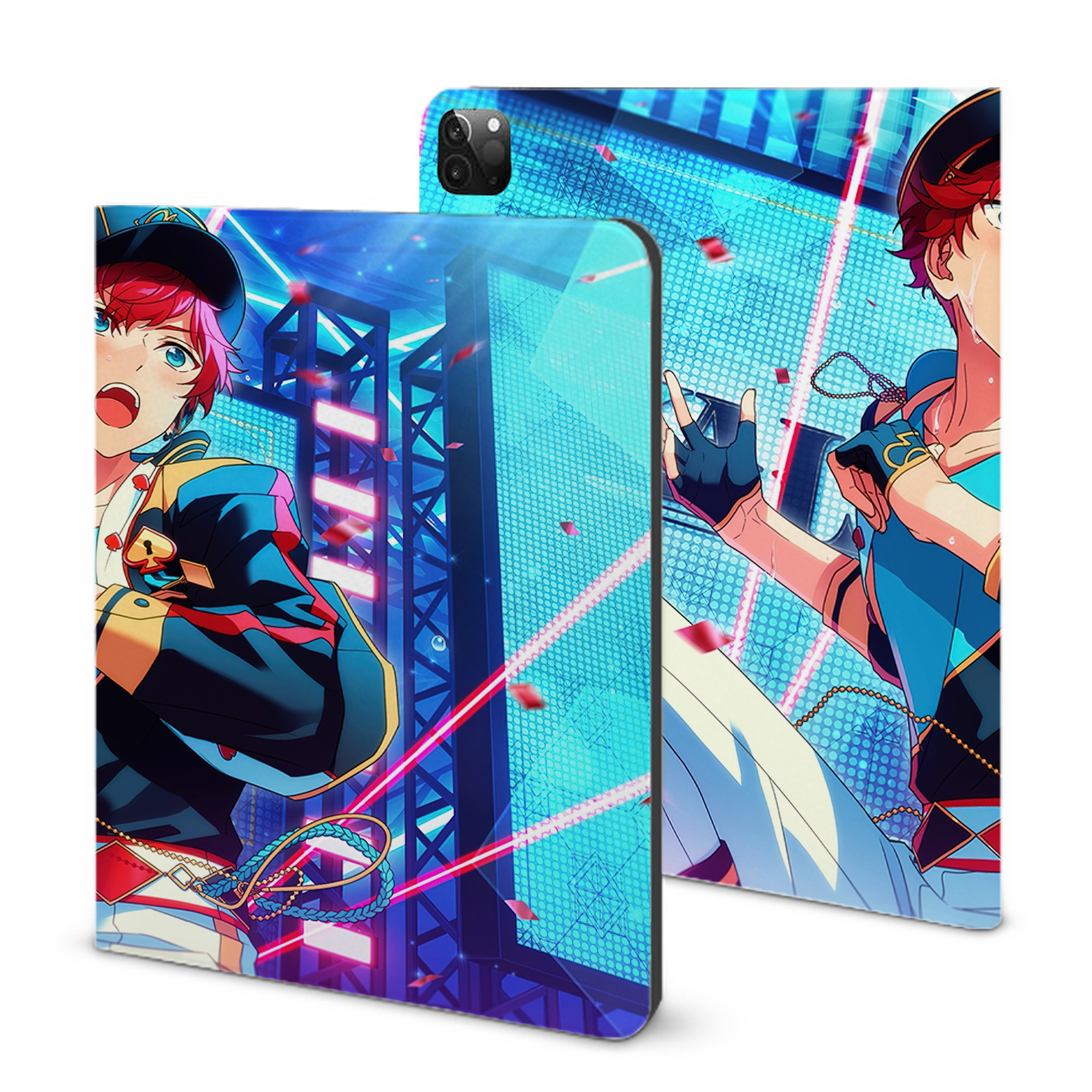 （画像用） あんさんぶるスターズ! Ensemble Stars IPadケース ペンホルダー付き ブックスタイルデザイン